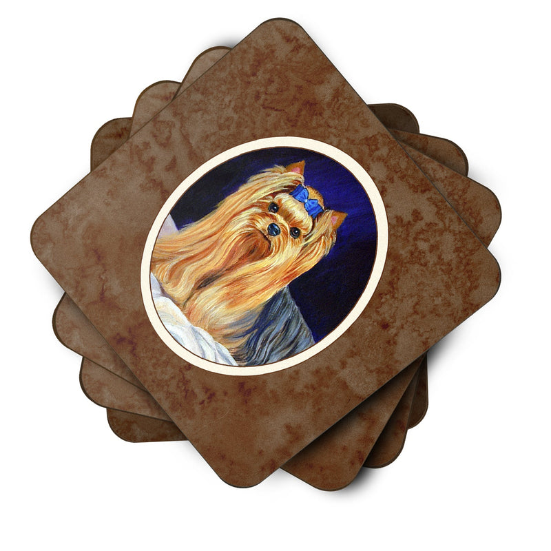 Yorkie Foam Coaster Set of 4 7157FC