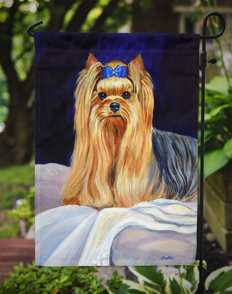 Yorkie Flag Garden Size