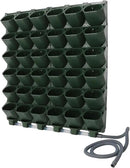 36 Pockets Hanging Planter Bags, Vertical Wall Mounted Plant Planting Grow Bags, Stackable Wall Planter with Timer, Self Watering Hanging Planters for Outdoor Indoor Garden-Green by CozyNest Decor