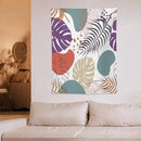 ICMOLYYENLO Tropical Green Leaves Tapestry, Exotic Leaves Beautiful Bedroom Wall Hanging, Floral Poster Blanket for Bedroom Living Room Dormitory Apartment 30x40 Inch by CozyNest Decor
