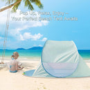 Action Air UPF 50+ Pop Up Beach Tent for 2-3 People, Instant Sun Shelter with 360°Ventilation, Water-Resistant Canopy, Lightweight & Portable Sun Shade for Beach, Camping, Sports (Green) by TinyTreasures Baby Boutique
