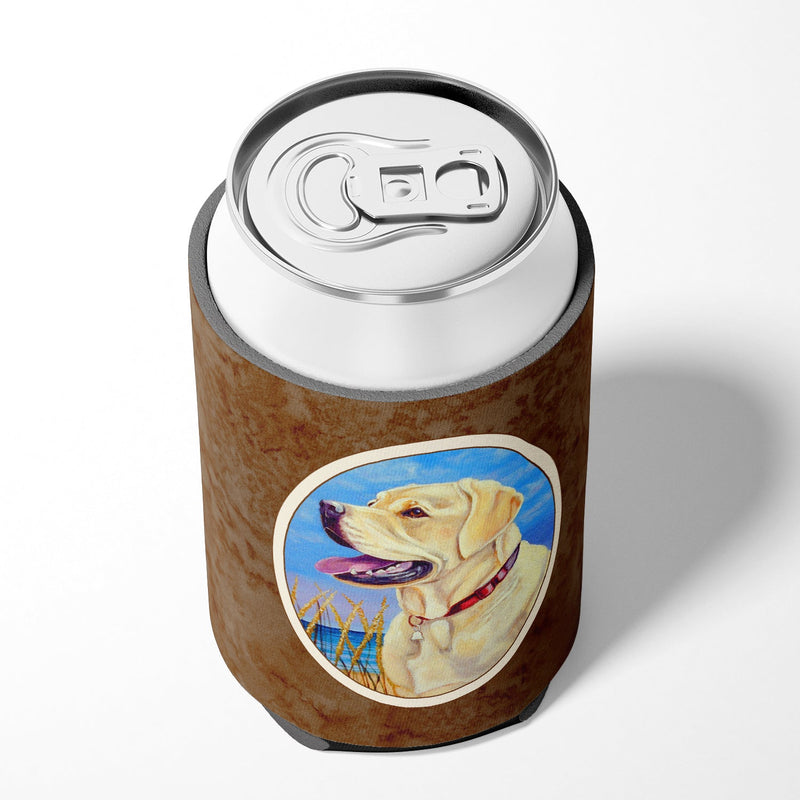 Yellow Labrador at the Beach Can or Bottle Hugger 7158CC