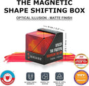 Shashibo Shape Shifting Box - Award-Winning Fidget Toy w/ 36 Rare Earth Magnets - Fidget Cube Transforms Into Over 70 Shapes, Sensory Toy Gift for Kids, Teens, and Adults (Optical Ilusion) by TinyTreasures Baby Boutique