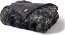 EVERGRACE Ultra Soft Luxury Fluffy Ridgeline Faux Rabbit Fur Bubble Throw Blanket, Thick Warm Fuzzy Throw for Bed, Cozy Plush Reversible Blanket for Couch,Charcoal Gray Heather, 60x80 Inches, 870 GSM by CozyNest Decor