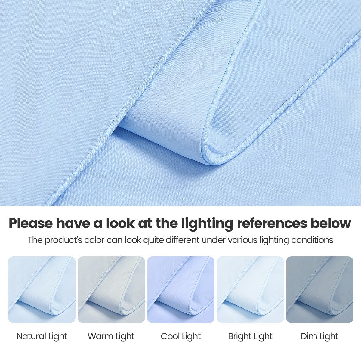 1-Piece 60x90" Cooling DA Comforter, Ice, photo 8 of 10