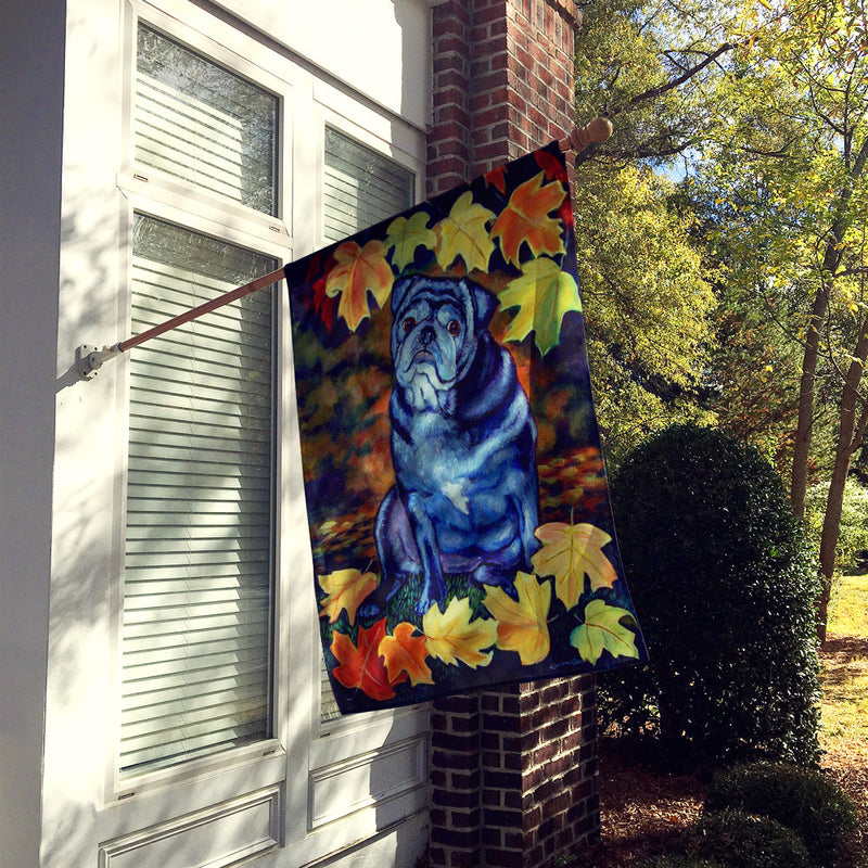 Pug Flag Canvas House Size