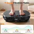 Vibration Plate Exercise Machine - 300 lbs Weight Capacity, 120 Speed Levels, 9 Workout Modes for Home Fitness, Muscle Toning & Weight Loss by CozyNest Decor