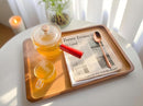 Bamboo Serving Tray – Two Sizes for Breakfast, Tea, Coffee & Snacks – Eco-Friendly Wooden Tray for Bed, Kitchen, Coffee Table, or Decorative Use by CozyNest Decor