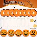 Retisee 20 Pcs 8 Inch Halloween Pumpkin Paper Lantern Halloween Jack O Lantern Paper Lantern Orange Pumpkin Lantern for Halloween Party Halloween Pumpkin Hanging Paper Lantern for Indoor Outdoor Decor by GreenHaven Gardens