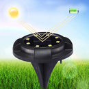 K.E.J. Solar Lights Outdoor 12 Pack Waterproof Solar Garden Ground Lights Landscape Lighting for Outside Patio Pathway Lawn Yard Deck Driveway Walkway by GreenHaven Gardens