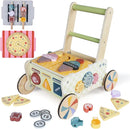 Wooden Baby Walker, Baby Push Walker, Montessori Kitchen Walker Toy, Push and Pull Learning Activity Walkers, Baby Walker with Wheels for Boys&Girls 12 Months, Baby Walker Push Toy Gifts for Toddler by TinyTreasures Baby Boutique