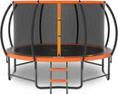 14FT 12FT 10FT 16FT Trampoline with Safety Enclosure, Anti-Rust Coating – ASTM Certified, Heavy-Duty Outdoor Trampoline with Ladder – for Kids & Adults by TinyTreasures Baby Boutique