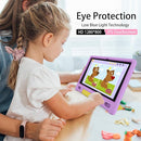 Kids Tablet, 10.1 Inch Tablet for Kids, Android 14, 64GB, Octa-Core CPU, WiFi, Big Battery, Kids Conten, Parental Control, HD Display Children Age 3-12, Bluetooth, Purple Case by TinyTreasures Baby Boutique