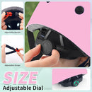 Adjustable Kids Bike Helmet with Knee & Elbow Pads Set, Color Gradient Design for Boys and Girls Aged 3-14+, for Skateboarding, Scooter, Roller & Inline Skating, Longboard by TinyTreasures Baby Boutique