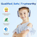 EarFun K2 Kids Bluetooth Headphones, Kids Headphones with Volume Limited, 40H Playtime, Built-in Mic, Stereo Sound, Foldable Over-Ear Headphone for School/Travel/iPad/Tablet, White by TinyTreasures Baby Boutique