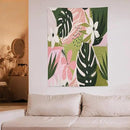ICMOLYYENLO Tropical Green Plant Tapestry, Green Palm Leaves Natural Landscape Print Wall Tapestry for Bedroom Living Room Dormitory 40x60 Inch by CozyNest Decor