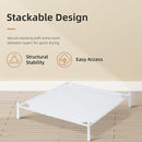 STORAGE MANIAC Sweater Drying Rack, Mesh Clothes Drying Rack, Stackable Laundry Drying Rack, Lay Flat Dryer for Delicates, Portable Dry Rack for Indoor or Outdoor, White, 1-Pack by TinyTreasures Baby Boutique