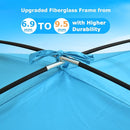 COMMOUDS Beach Tent Sun Shade for 3/4-5/6-7/8-10 Person, UPF 50+ Beach Sun Shelter Canopy Tent, Lightweight, Easy Set Up and Carry by TinyTreasures Baby Boutique