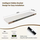 36 Inch Floating Shelves, 36"x9.25"x1.5" Inch Deep Floating Shelves for Wall, Wooden Shelves for Bathroom, Bedroom, Living Room, Cream White Oak by CozyNest Decor