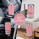 IEOVIEE 32 Pack 20oz Stainless Steel Bulk Tumblers with Lids and Straws Double Wall Insulated Travel Mug Durable Powder Coated Tumbler Bulk Cup for Cold and Hot Drinks(Pink) by TinyTreasures Baby Boutique