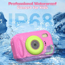 Kids Camera Waterproof, IP68 Underwater Camera for Kids Aged 3-12, HD Kids Digital Camera with 1080P Video Recording, Durable ABS Material, Pool Toys for Boys Girls with 32GB Card (Pink) by TinyTreasures Baby Boutique
