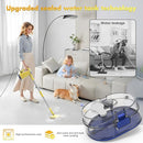 Steam Mop with Detachable Handheld Steam Cleaner for Home Cleaning,13OZ Water Tank,with Handheld 6-in-1 Multi-function Attachments for Hardwood Floors,Clothes,Windows,Tiles Grout and Furniture by CozyNest Decor