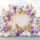 RUBFAC 129pcs Pastel Purple Balloon Arch Kit Different Sizes 18 12 10 5 Inches, Light Purple Lavender Balloons Garland for Birthday Baby Shower Gender Reveal Wedding Party Decoration by TinyTreasures Baby Boutique