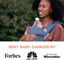 Beco Gemini Baby Carrier from Newborn to Toddler - Certified Ergonomic Newborn Baby Carrier for Infants and Children of 7-35 lbs - M Shape, Adjustable Seat, 100% Organic Cotton (Metro Black) by TinyTreasures Baby Boutique