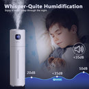 Large Humidifiers for Bedroom, 9L/2.5Gal Ultrasonic Cool Mist, Easy Clean with 350ML/H Large Mist Speed, Quiet Tower, Suitable for Kids Room Plant Yoga (White) by TinyTreasures Baby Boutique