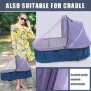 Mosquito Net for Baby Car Seats, Infant Car Seat Insect Mesh Net, Breathable, Universal Fit for All Car Seats, Premium Quality: Machine Washable Durable & Long Lasting Infant Insect Netting (Purple) by TinyTreasures Baby Boutique