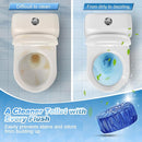 KIISIISO Automatic Toilet Bowl Cleaner Tablets，Bathroom Toilet Tank Cleaner，Blue Clean Bubbles,Strong Detergent Ability,Long-lasting 300 brushes,Mild Fresh Pine Scent(30 Pack)