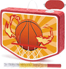 WERNNSAI Basketball Piñata - Basketball Party Supplies Piñata Bundle with Blindfold and Stick Sports Themed Party Supplies for Kids Carnival Events Basketball Party Decorations (15.8" x 11.8" x 3") by TinyTreasures Baby Boutique