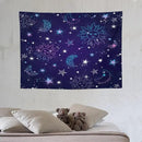 HZOHNAGO Boho Sun Moon Tapestry Purple Blue Sun Stars Galaxy Pattern Printed Wall Tapestry Wall Hanging for Bedroom Living Room Dorm 40" W x 30" H by CozyNest Decor