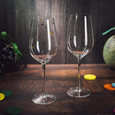 Polka Dot Stemmed Wine Glasses 16 Ounces Set Of 2 10 H By Polka Dot Wine Wedding Gla by The Wine Savant