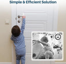 Inaya Door Lever Lock (4 Pack) – Child Proof Handle Locks, 3M Adhesive & Easy Installation for Home, Baby-Proof Locks for Kids Safety, Compatible with standard doors by TinyTreasures Baby Boutique