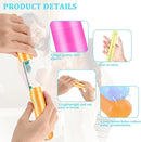 SIKEMAY 50 PCS Toothbrush Holder, Portable Plastic Dust Proof Breathable, Toothbrush Holder for Travel, Bathroom, Indoor, Outdoor, Trip, Camping, School by CozyNest Decor