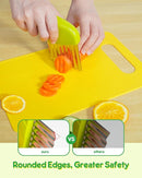 38 Pcs Kids Knife Set, BPA Free Montessori Kitchen Cooking Tools-Kid Safe Knifes, Crinkle Cutters, Avocado Slicer, Cutting Board, Peeler, Apron Gloves Set, Kitchen Tools for 3+ Year Old Girl Boy by TinyTreasures Baby Boutique