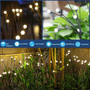 TONULAX Solar Garden Lights - New Upgraded Solar Swaying Light, Sway by Wind, Solar Outdoor Lights, Yard Patio Pathway Decoration, High Flexibility Iron Wire & Heavy Bulb Base, Warm White(2 Pack) by GreenHaven Gardens