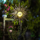 TAKE ME Sun Solar Lights Garden Outdoor Waterproof Metal Decorative Stakes for Patio Yard Walkway LawnPatio Mothers Day Gifts Mom Wife Grandma (Sun) by GreenHaven Gardens