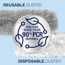 Bona High Performance Dusting System - 1 Extendable Handle, 3 Disposable Dusters, 1 Reusable Duster, & 1 Storage Bag - Extendable Dusting Kit by CozyNest Decor
