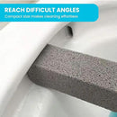 Pumice Stone Toilet Bowl Cleaner | Long Handle & Eco-friendly Screw-on Pumice Stones | Scouring Stick for Toilet Cleaning, Stain Removal on Toilets, Grills, Tiles, Grout & Pools | 6 Pack by CozyNest Decor