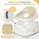 Orzbow 3-in-1 Potty Training Toilet, Detachable Baby Potty, As Toddler Toilet Seat, Chair, Step Stool for Boys & Girls 18+ Months, Potty Training Seat with Splash Guard, Easy Clean, Khaki by TinyTreasures Baby Boutique