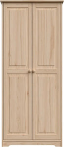 Pantry Cabinet Storage Cabinet with 2 Doors Solid Wood - Adjustable Shelves for Kitchen, Dining Room, or Utility Room Organization by CozyNest Decor