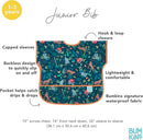 Bumkins Bibs - Toddler Bibs, Waterproof, Large for 1-3 Years, Short Sleeve by TinyTreasures Baby Boutique