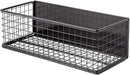 Magnetic Basket, Magnetic Shelf for Fridge, Magnetic Spice Rack Wire Mesh Magnetic organizer Holder Accessories for Office Kitchen Classroom Storage, Black-High, 9.44" x 4" x 3.14" by CozyNest Decor