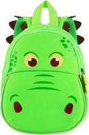 JiePai Dinosaur Toddler Backpack Hippo Kids Backpack Waterproof Cartoon Preschool by TinyTreasures Baby Boutique