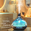 500ML Essential Oil Diffuser: Aroma Diffuser with Remote Control for Hotel Spa Yoga Room - Humidifiers for Bedroom with 14 Colors LED Night Light for Kids/Women Home Relaxation by TinyTreasures Baby Boutique