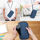 RFID Family Passport Wallet Holder Waterproof, Travel Document Organizer Credit Card Clutch Bag for Men Women by TinyTreasures Baby Boutique