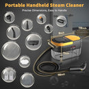 Steam Cleaner, 3-Level Adjustable Handle, 15s Heat-Up, 1.69 Quarts Tank, Portable Steamer for Cleaning with 15 pcs Accessories, Steam Cleaner for Home for Dirt, Grease, Grout, Tile,Floor, Car by TinyTreasures Baby Boutique