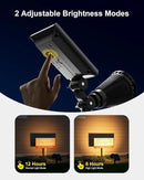Solar Spot Lights Outdoor Waterproof for Flag, Tree, Plant, Sign, Statue, Mailbox, Bright LED Outside Landscape Flood Spotlights for Ambient Uplighting Yard, Garden, House, Backyard, Patio, Pathway